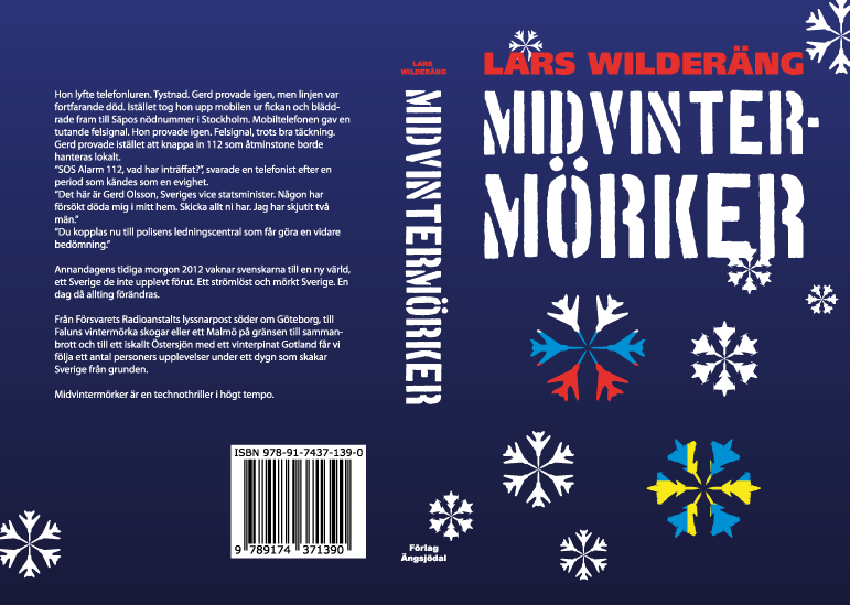 Book cover, Midvintermörker (Midwinter darkness) by Lars Wilderäng 15